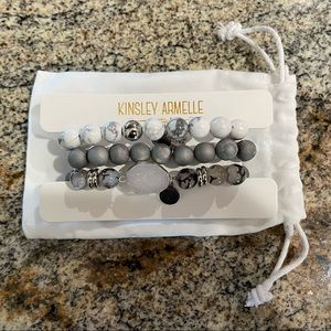 Kinsley Armelle Silvermist Bracelet Stack